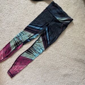 lululemon athletica Multicolor Tie-Dye Leggings - Black, Teal, Magenta